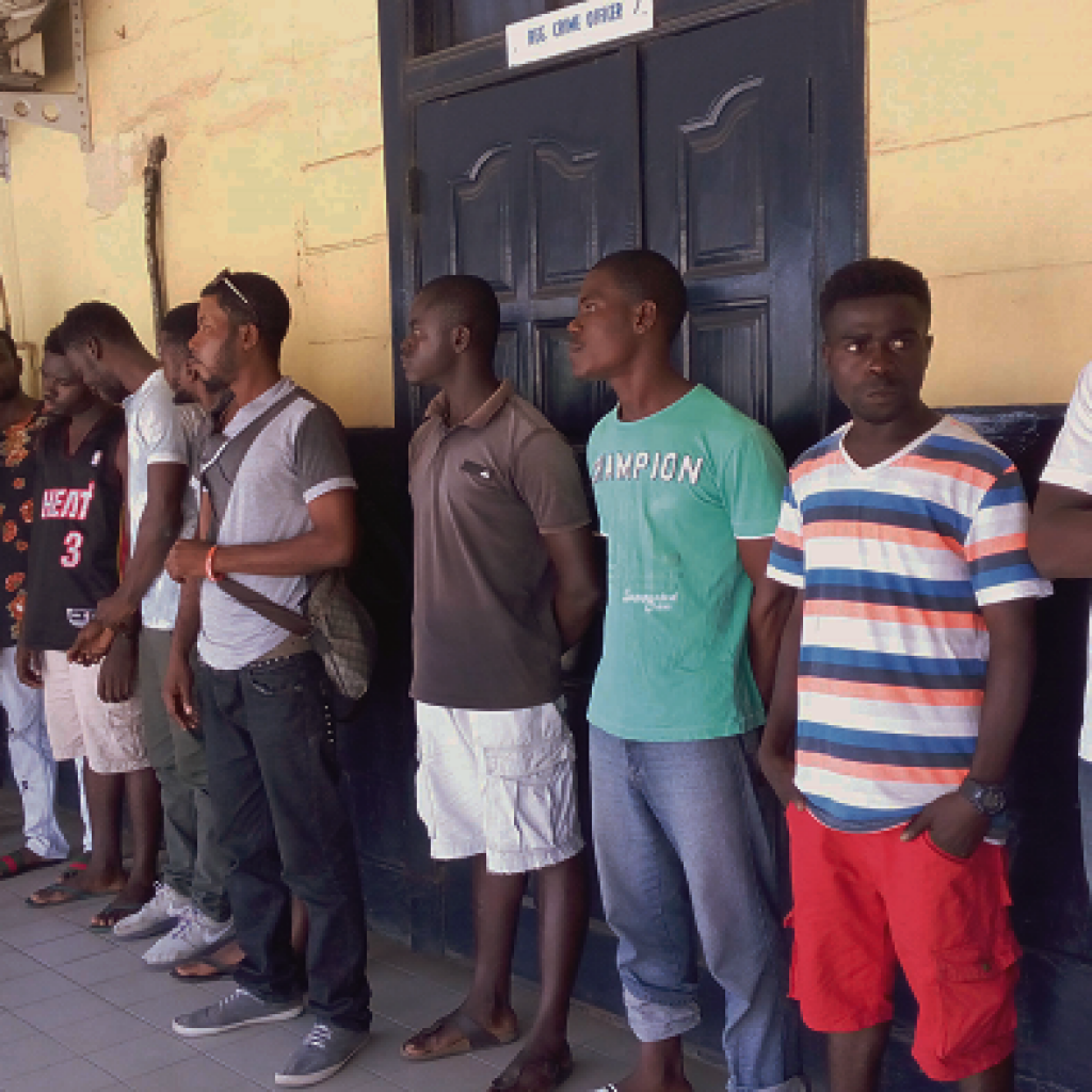 28 Suspected criminals rounded up in Accra