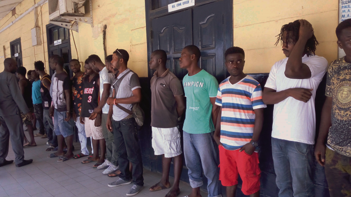 28 Suspected criminals rounded up in Accra - Happy Ghana