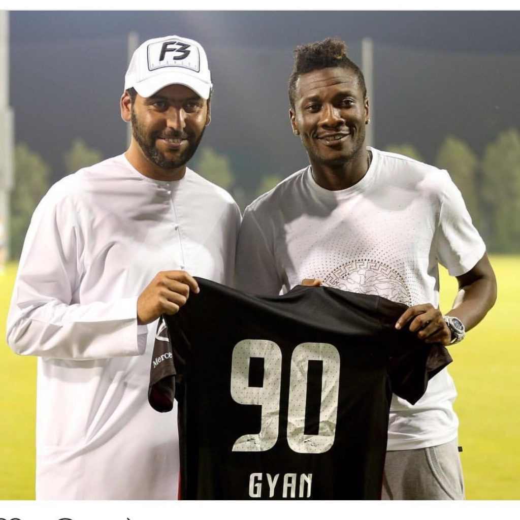 Asamoah Gyan Joins Al Ahli Dubai FC on Loan