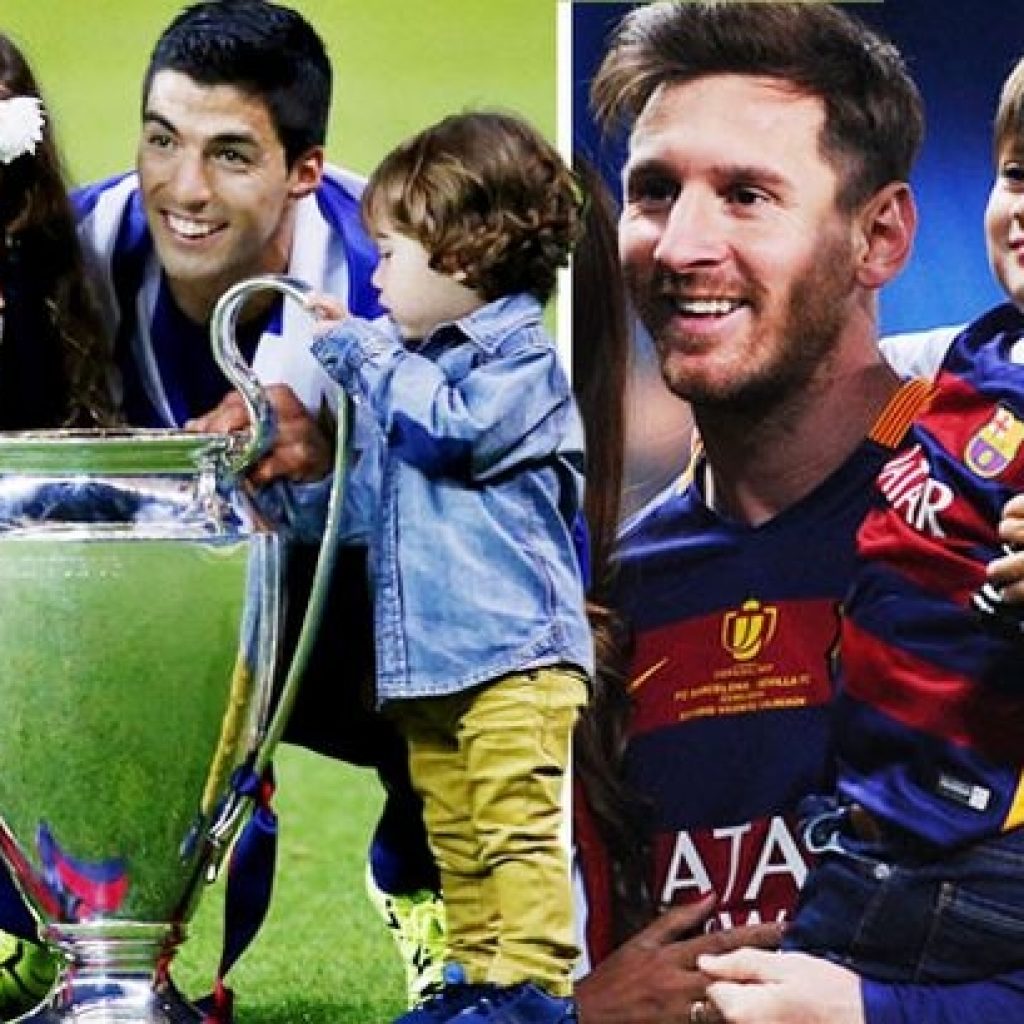 Lionel Messi, Luis Suarez and Gerard Pique's kids begin careers at Barcelona football school – aged THREE