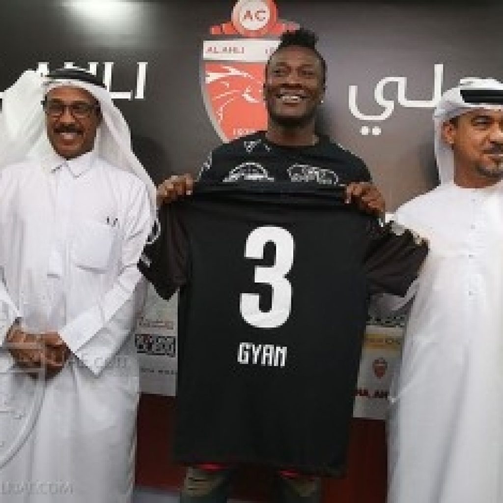 Gyan Not Guaranteed Starting Berth Against ex-club Al Ain