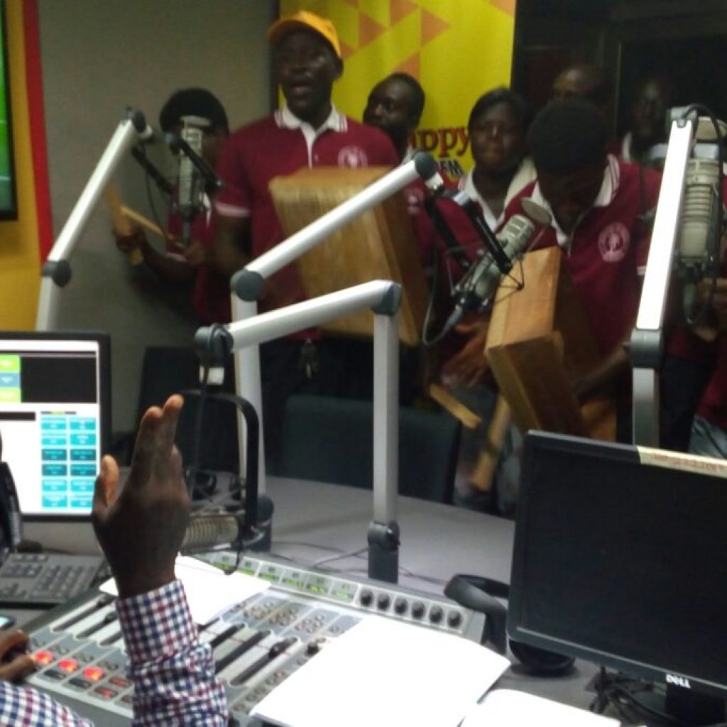 PHOTOS: Appollonia Keep-fit Club Shake Happy FM Studio Ahead of Health and Fitness Festival