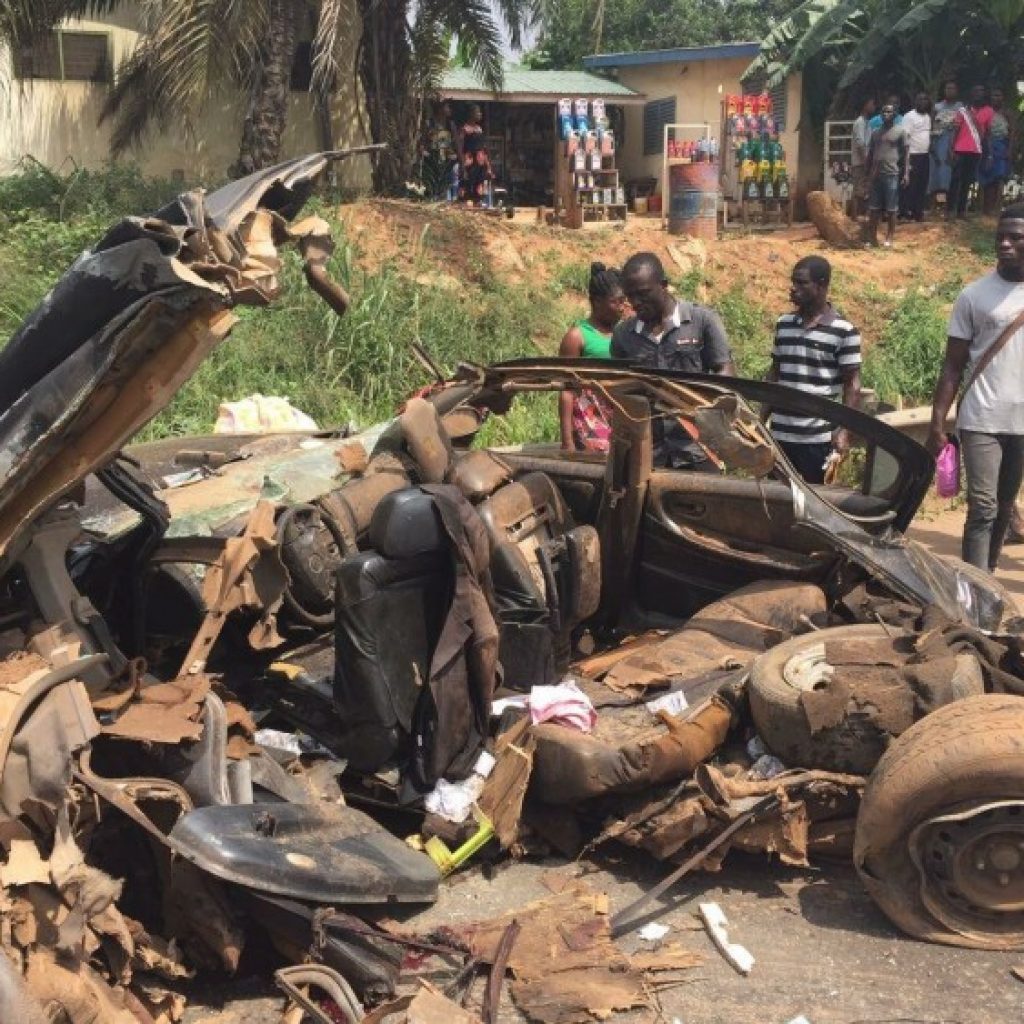 PHOTOS: Scores of People Feared dead in gory Pokuase accident