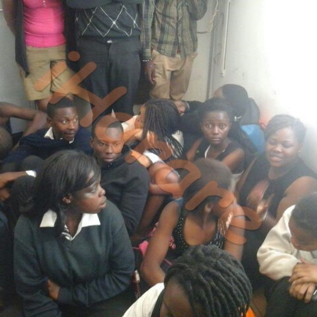 28 high school students caught having wild s3x party