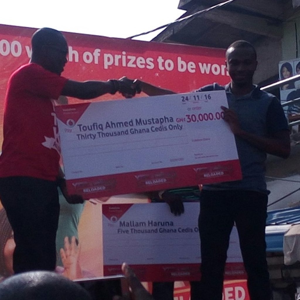 Vodafone Ghana rewards customers