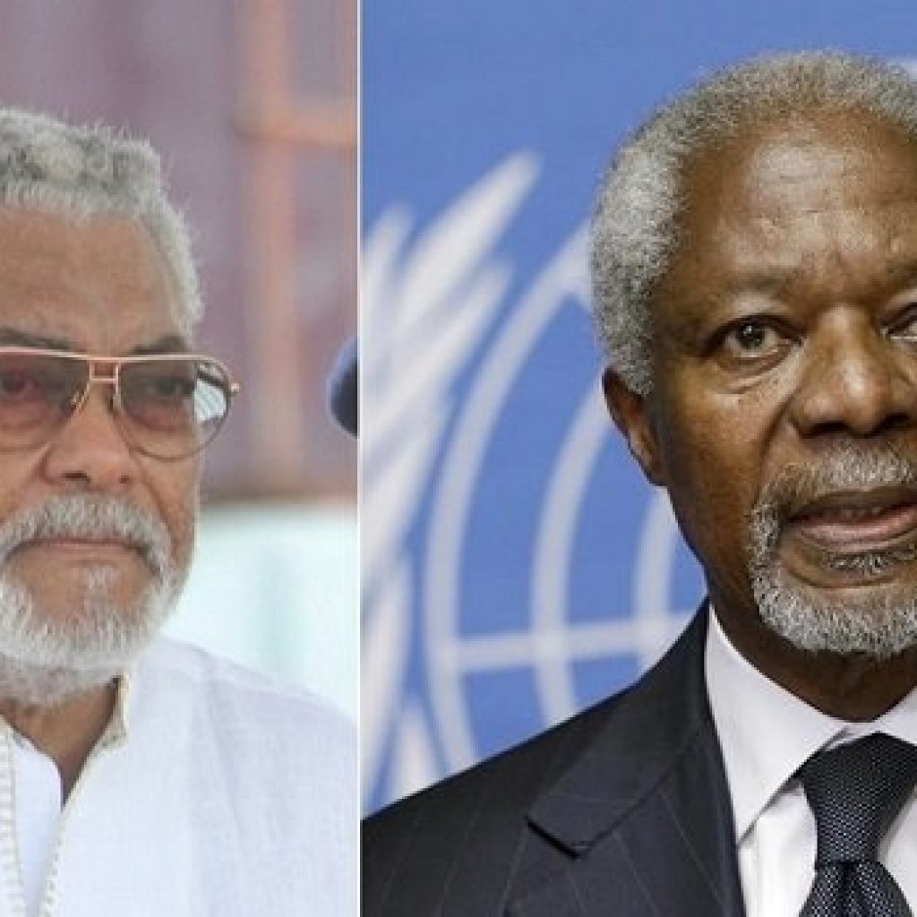 Rawlings, Kofi Annan urge voters- Uphold Ghana’s democracy on December 7