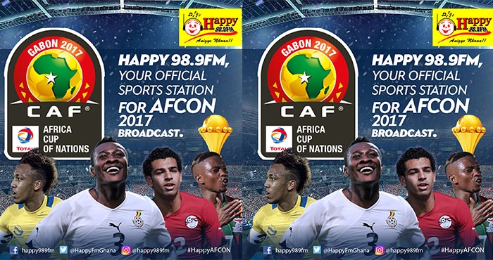 HAPPY FM TO BROADCAST LIVE AFCON GAMES TO FANS