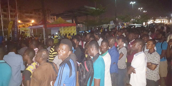 Happy FM-Cowbell Excite Hundreds at Junction Mall With AFCON Train