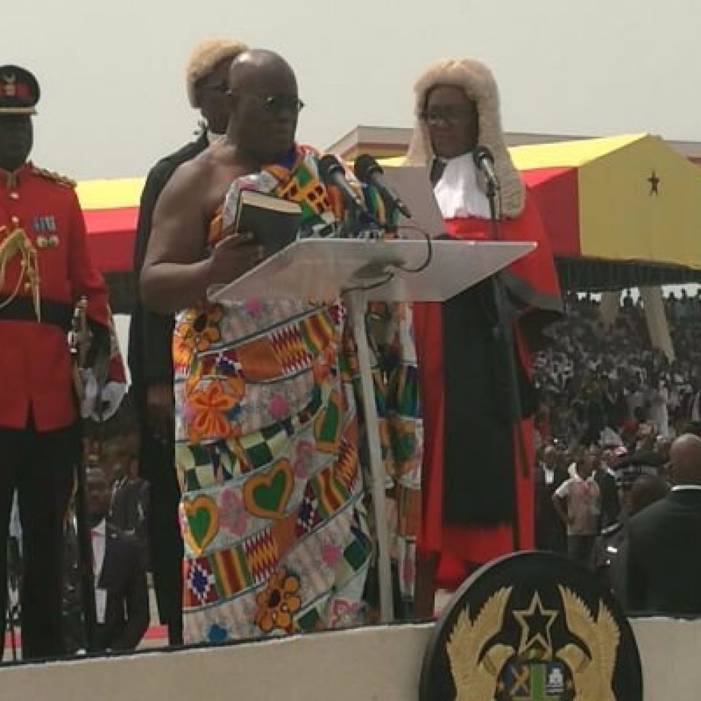 Nana Akufo-Addo sworn in as President of Ghana