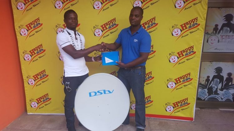 PHOTOS: Winners of AFCON Predict & Win get prizes from DSTV & Mentos