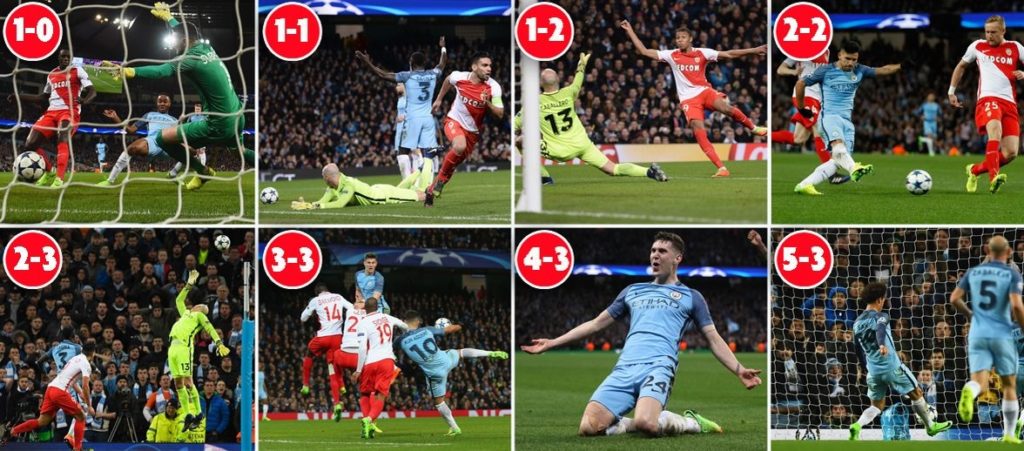 Pep Guardiola continues to throw the dice as Manchester City and Monaco serve up remarkable clash