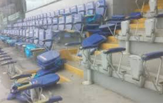 Over 3000 Seats Destroyed At Baba Yara Stadium