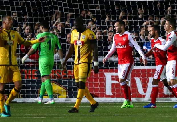 Ghanaian duo Amankwaah, Hudson-Odoi star for Sutton United despite FA Cup loss to Arsenal