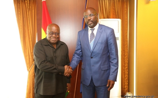 George Oppong Weah calls on President Akufo-Addo