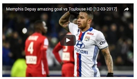 VIDEO: Watch Memphis Depay's incredible goal for Lyon which has received global applause