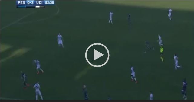 VIDEO: Sulley Muntari Scores for Pescara against Agyemang Badu's Udinese