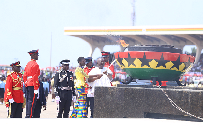 Glamour, glitz and colour mark Ghana's 60th anniversary