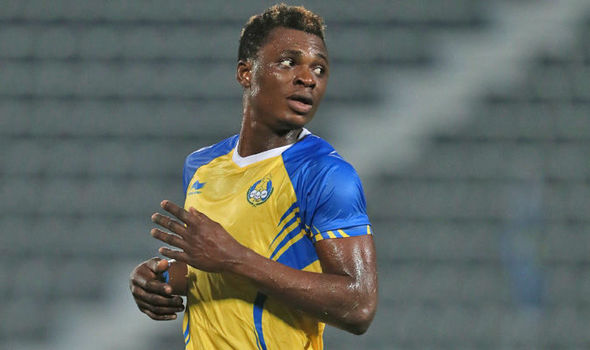 Ghanaian defender Rashid Sumaila trains as Al Gharafa gear up for the Amir Cup against Al Mesaimeer SC on Thursday