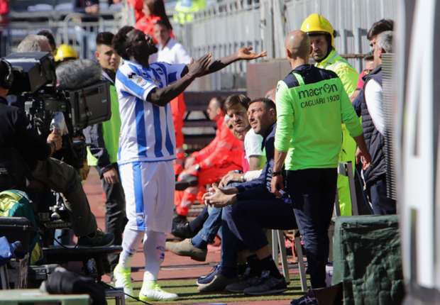 Sulley Muntari banned for walking off the pitch over racist chants