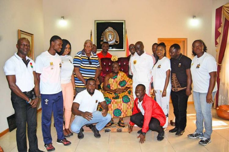 Ghana Fastest Human team visit Otumfour as Kumasi championship explodes today