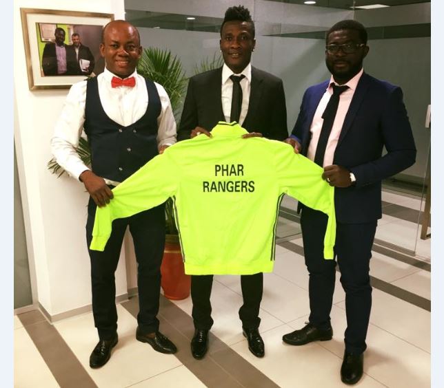 Asamoah Gyan Named Honorary President of Phar Rangers FC