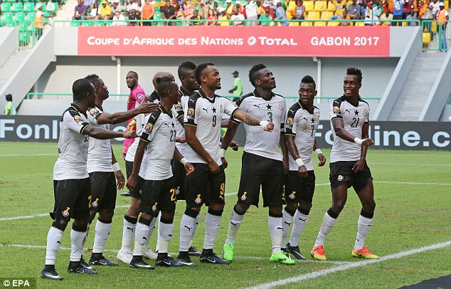 Black Stars itinerary for Kumasi out