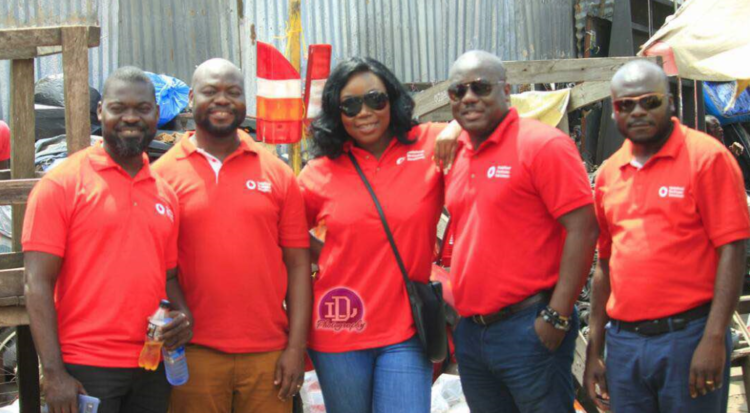 Vodafone empowers spare parts traders at Abossey Okai