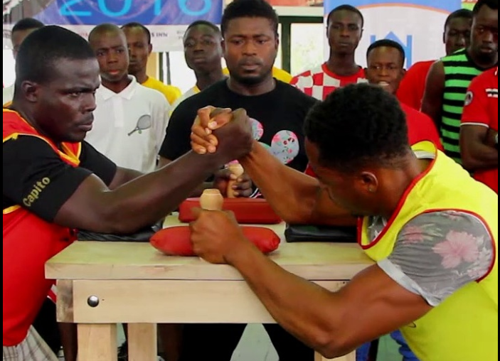 VODAFONE CASH, RUSH ENERGY SUPPORT ARMWRESTLING KNUST CAMPUS RUMBLE