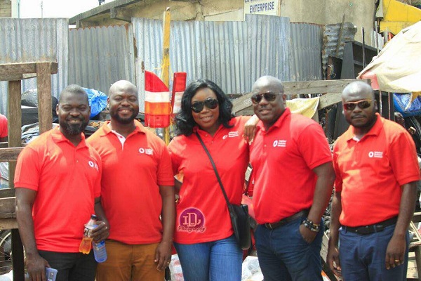 Vodafone empowers spare parts traders at Abossey Okai