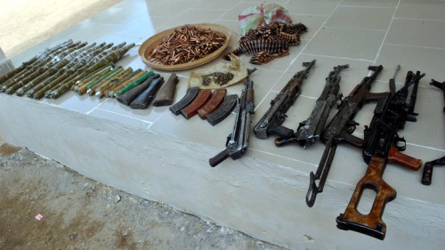 Police intercept car loaded with AK47, ammunition