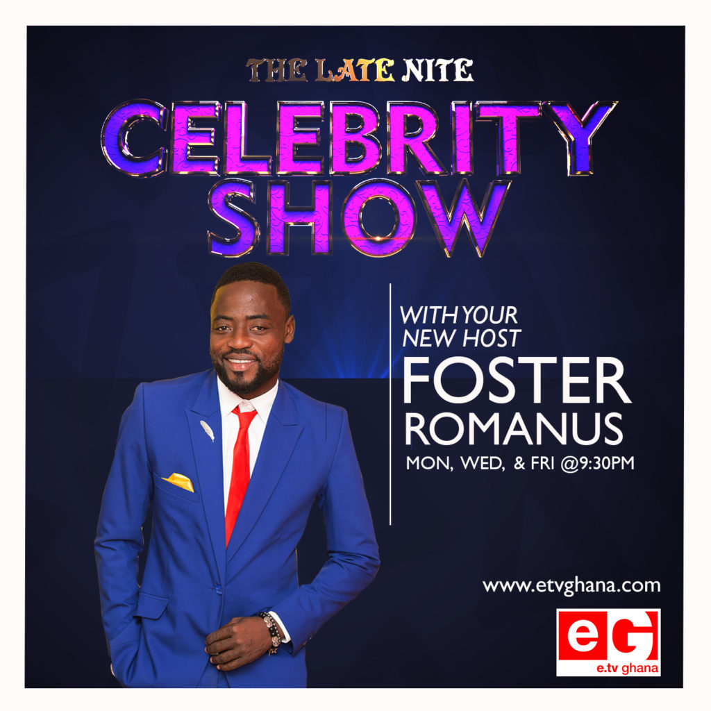 Foster Romanus Takes Over Late Night Celebrity Show