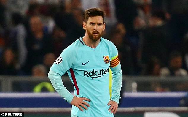 UEFA CL: Messi ‘fears Roma defeat will see Cristiano Ronaldo win Ballon d’Or’