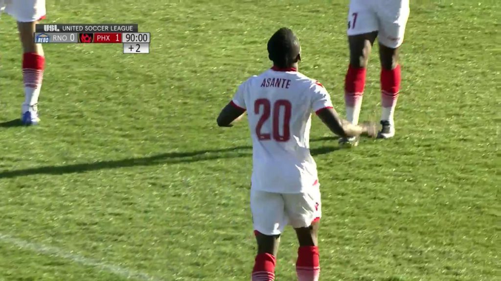 VIDEO: Watch Solomon Asante's Ronaldo-esque back pass for Phoenix Rising in USL