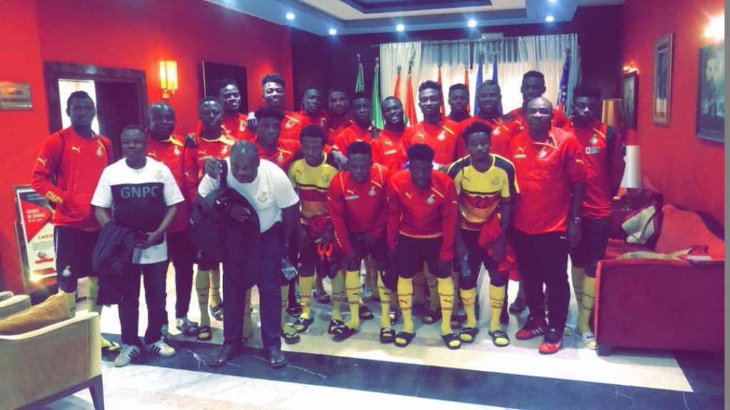 VIDEO: Black Satellite players gear up for AYC clash against Algeria with 'Akwaaba' dance