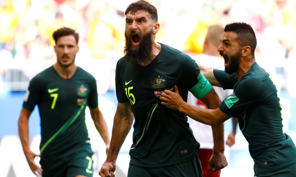 Australia 1-1 Denmark – Mile Jedinak’s controversial penalty earns Australia draw against Denmark