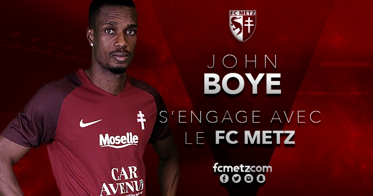 Ghana defender John Boye joins French side Metz