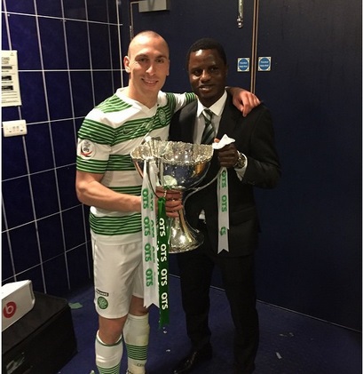 Wakaso lands big blow to Gyan, Mensah after naming Scott Brown his best ever captain