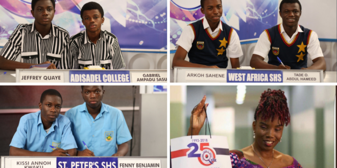 St. Peters SHS Wins NSMQ 2018 Quiz – Full Results In Each Round