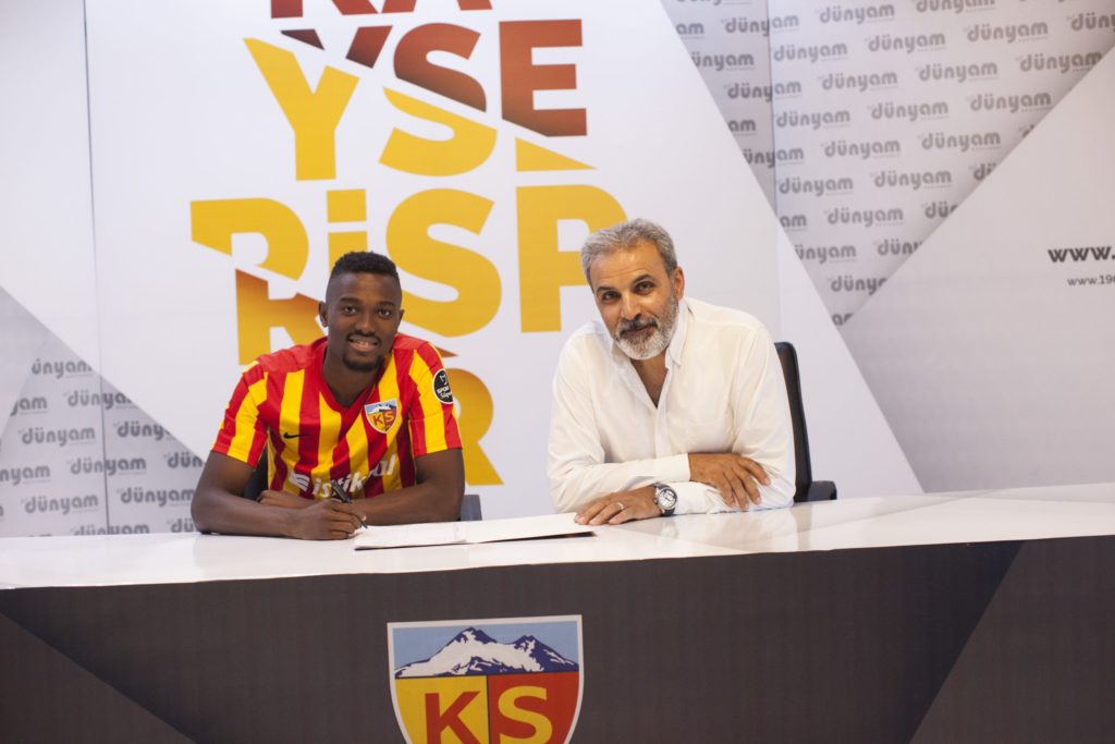 OFFICIAL: Bernard Mensah joins Kayserispor on loan from Atletico Madrid