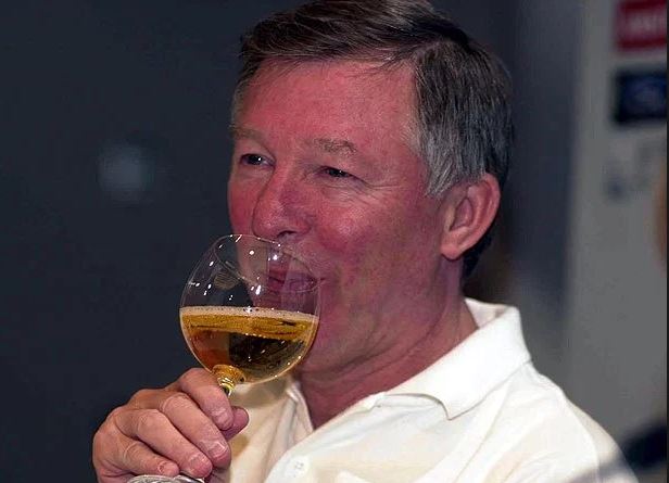 Sir Alex Ferguson quits his beloved red wine