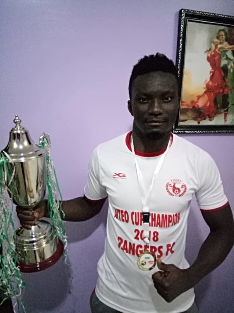 Goalkeeper Nana Bonsu climbs off bench to help Enugu Rangers win first Nigerian Cup since 1983