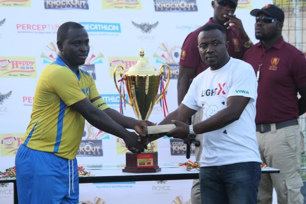 VIWA Mobile rewards goal king of 2018 Happy FM Corporate Knockout Challenge