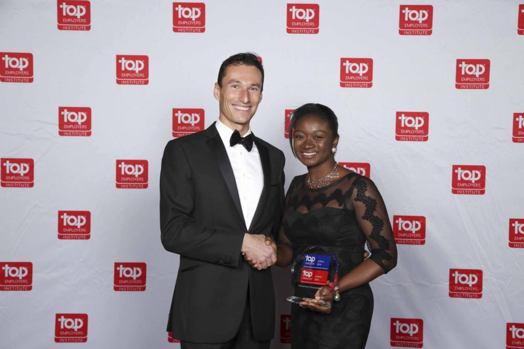 Pernod Ricard wins Top Employer award in Sub-Saharan Africa