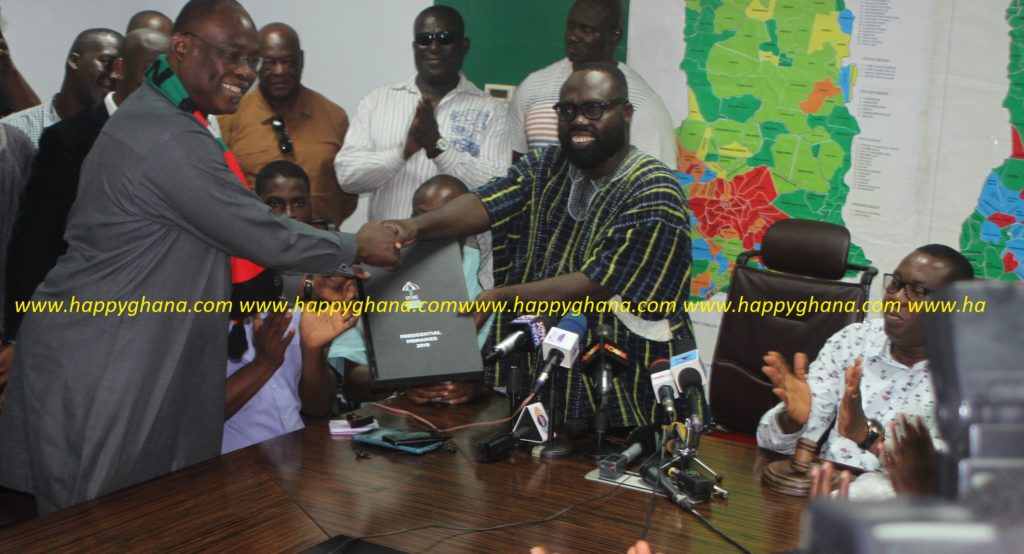 Spio Garbrah overpays ‘Killer’ NDC flagbearer filing fee to tell his opponents he is not a broke man