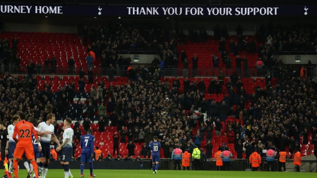 Fan arrested for antisemtic language before Tottenham vs. Chelsea clash at Wembley