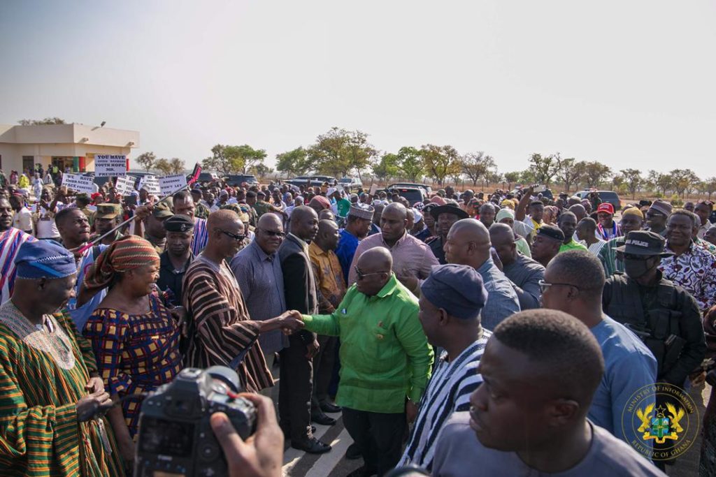 Akufo-Addo arrives in Tamale for historic outdooring of new Ya Naa