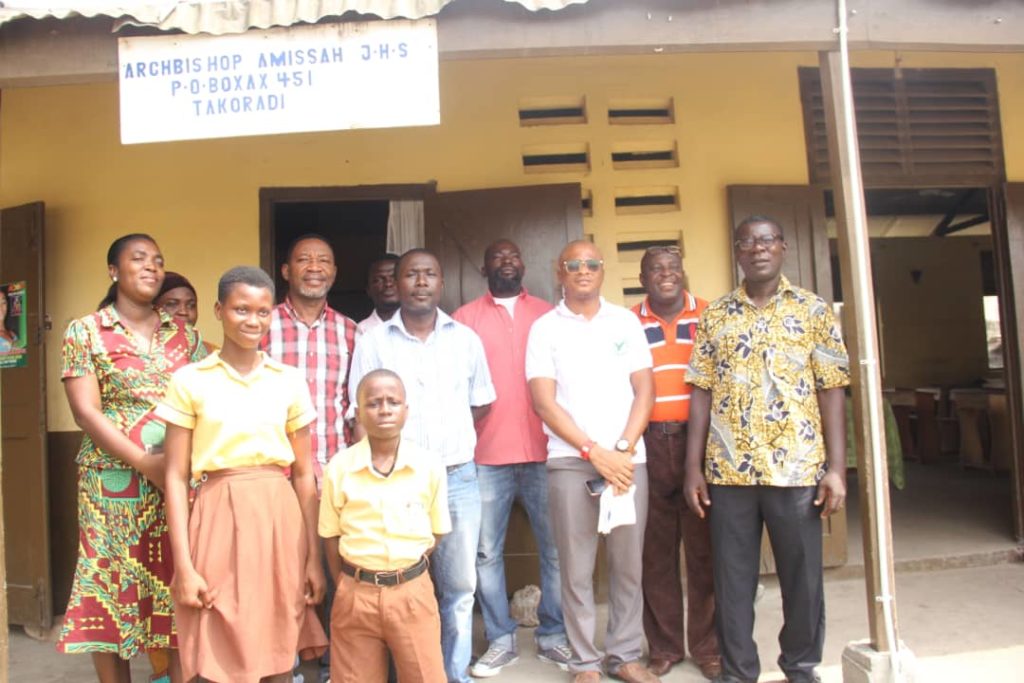 The Richard Addison Foundation (TRAF) renovate modern toilet for Essikafoambatem community