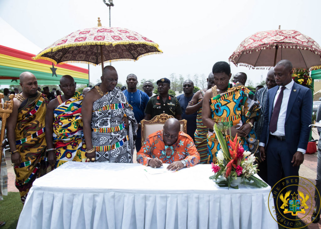 Nana Addo names Techiman as capital for Bono East Region