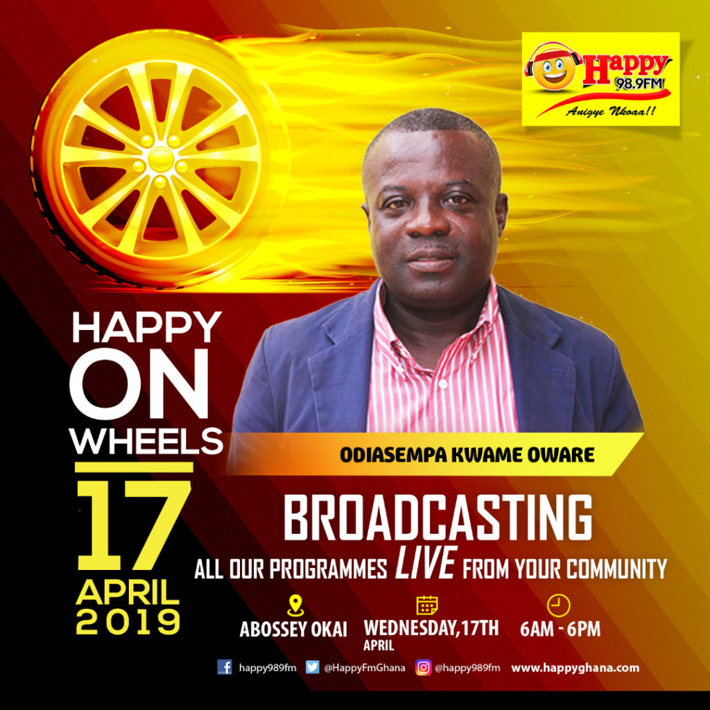 Happy on Wheels heads to Abossey Okai