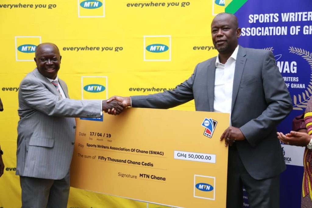 MTN sponsors 44th SWAG Awards with GHC 60,000.00